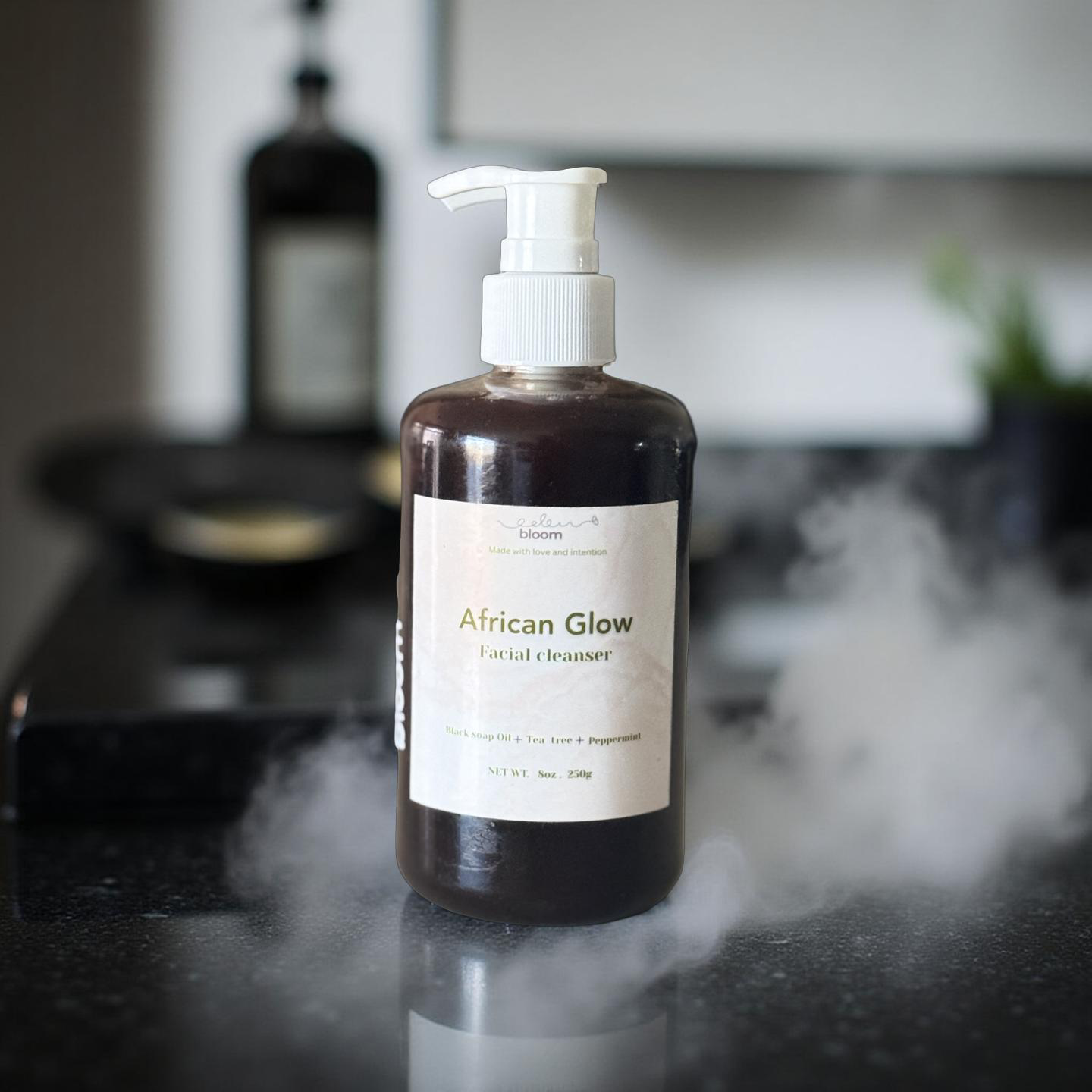 African Glow Black Soap - Liquid Cleanser